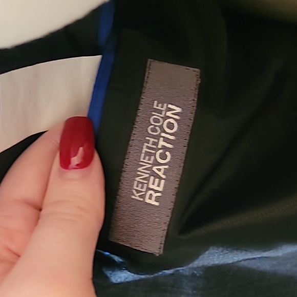 Size 40S Very Dark Grey with stitching Men's kenneth cole reaction sports coat - Picture 6 of 9